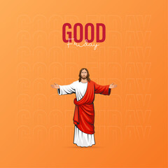 Good Friday Jesus Illustration