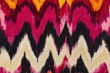 Tie dye woolen textile. Vibrant tie dye fur texture with colorful swirls for fashion design.