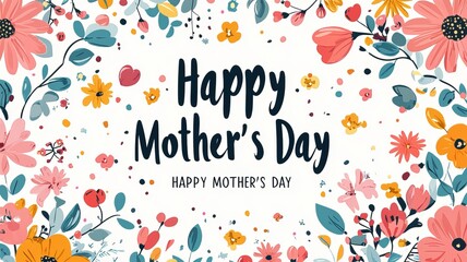 Luxury Mother's Day Card with Gold Foil & Roses – Elegant Digital Art