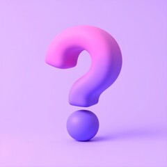 question mark on red