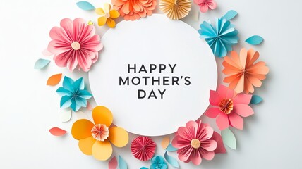 Happy Mother’s Day Watercolor Illustration – Heartwarming Gift Card Design