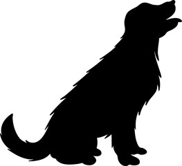 silhouette dog