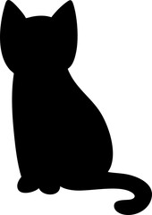 silhouette kitten