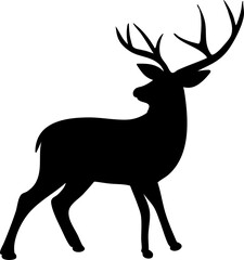 silhouette deer