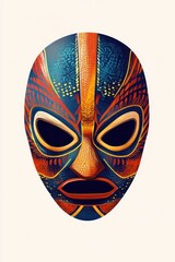 Vibrant mexican luchador wrestling mask display mexico artwork colorful close-up cultural expression