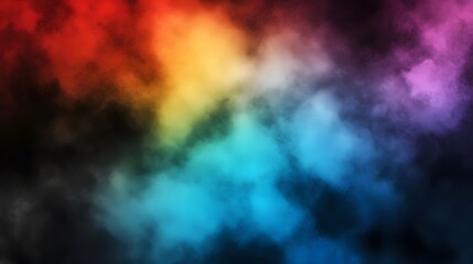 Colorful wisps of smoke create an abstract atmospheric background texture