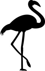 Obraz premium silhouette flamingo