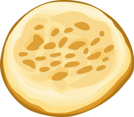 Crumpet Cake Illustration