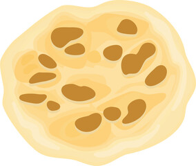 Naan Bread Illustration
