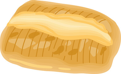 Ciabatta Bread Illustration