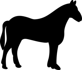 silhouette horse