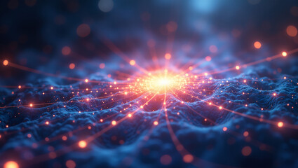 Fototapeta premium Quantum Universe Visualization