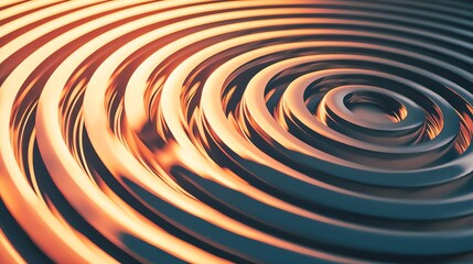 Abstract image of concentric ripples creating a mesmerizing visual effect.