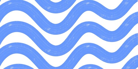 Abstract blue background. Seamless blue wavy line pattern with a rough, textured effect on a white background. Perfect for backgrounds and designs.