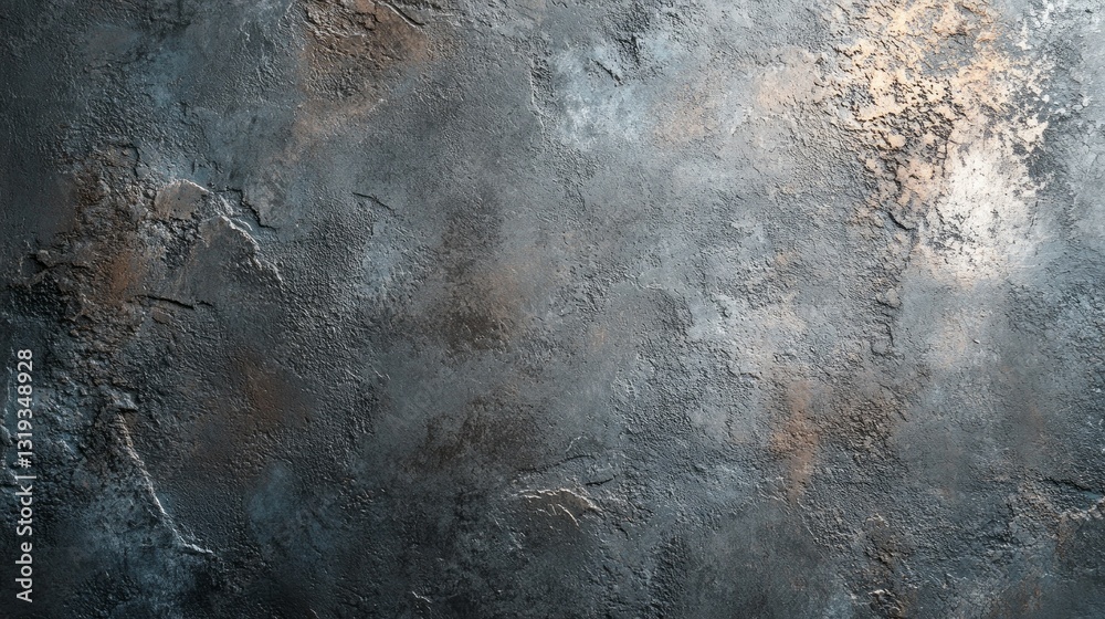 Poster an aged concrete surface displays a captivating blend of textures and colors, showcasing organic pat