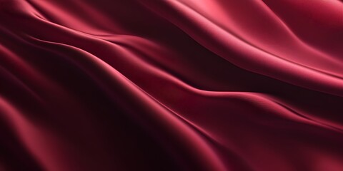 Obraz premium Crimson Silk Swirl: Captivatingly rich crimson silk drapes in an intricate swirl, evoking a sense of luxury, elegance, and artistic flair.