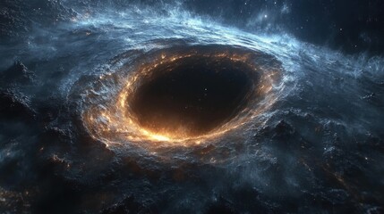 Cosmic vortex in deep space