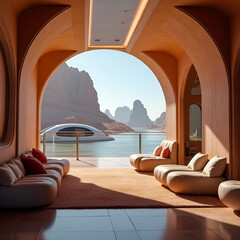 Fototapeta premium luxury hotel room