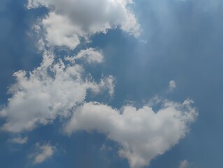 blue sky with clouds