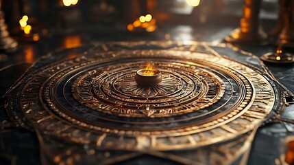 Beautiful bodhi mandala harmonious geometry sacred symbolism mesmerizing symmetrical design