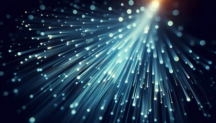 fiber optics background with lots light spots