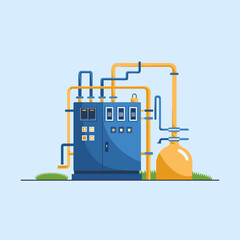 Industrial Control Panel for Chemical Plant Operations