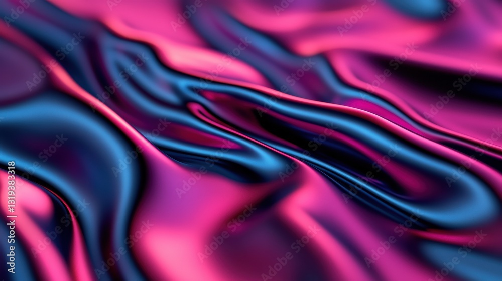 Poster dynamic fluid motion abstract colorful textures in digital space visual art artistic environment clo