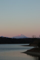 fuji-yama in sunrise