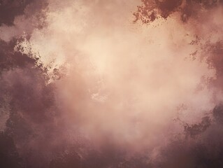 Obraz premium Celestial Embrace: A swirling vortex of clouds envelops a central expanse, creating a dramatic, ethereal atmosphere with tones of pink and brown.