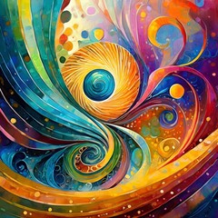 abstract fractal background