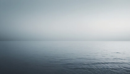 Obraz premium Minimalist Cool-Tone Gradient with Icy Blues and Steely Grays, Enhanced with Subtle Film Grain.