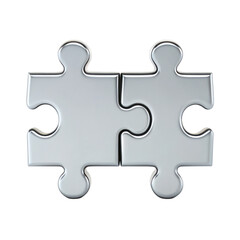 shiny puzzle piece icon representing partnership and collaboration