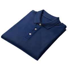 Folded Navy Blue Polo Shirt