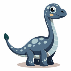 Cute cartoon dinosaur illustration for kids' educational material.