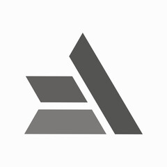 Logo A Monogram Letter Icon Vector Template. A logo