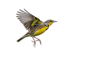 Bird Taking Flight Colorful Plumage Isolated for Avian Wildlife Concept