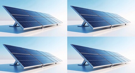 solar panels montage 