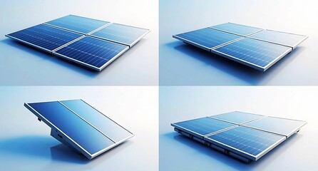 solar panels montage 