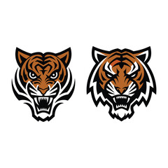 Tiger face vector, Tiger art vector design