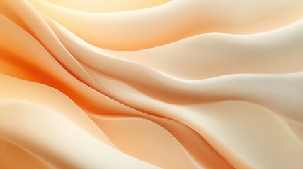 Obraz premium Abstract Peach and Cream Fabric Texture with Soft Lighting