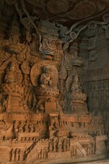 Dazu：A series of Chinese religious sculptures and carvings and UNESCO World Heritage Site located in Dazu District, Chongqing, China. The carvings date back as far as the 7th century AD