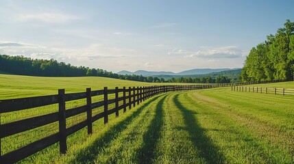 Tranquil countryside landscape rolling hills nature scene rural environment serene viewpoint peaceful concept