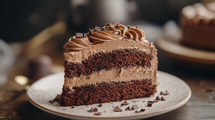 Chocolate mousse cake