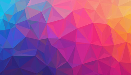 Obraz premium Abstract geometric patterns with vibrant gradient colors, visual harmony