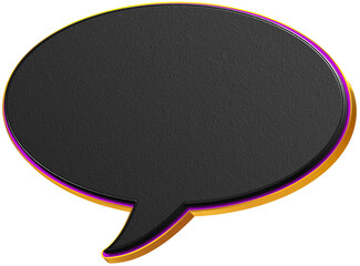 Chat Bubble Illustration for Creative Designs