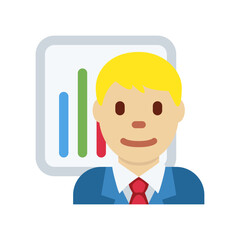 Businessman with Presentation
