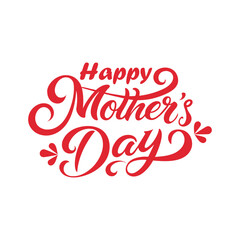 Happy Mother's Day Typography Vector Design – Custom Graphic for Cards, Posters, T-Shirts
