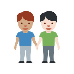 Two Friends Holding Hands
