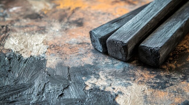 Charcoal Textures for Classroom Educational Use
