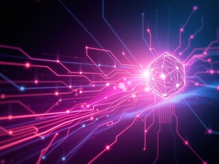 AI Background - Futuristic Technology Concept